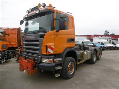 LKW (Hakenlifter) "Scania G400 CB 6 x 4*4 HHA (3-achsig), - Cars and vehicles