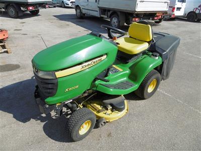 Rasentraktor "John Deere X300R", - Fahrzeuge und Technik