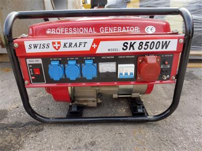 Notstromaggregat "Swisskraft SK 8500W", - Fahrzeuge und Technik