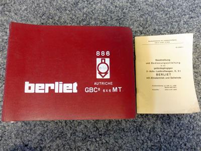 Bedienungsanleitung und Ersatzteilliste für "Berliet GBC8 6 x 6 MT", - Fahrzeuge und Technik