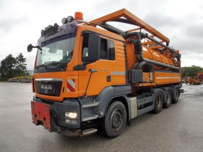 LKW (Kanalspülwagen) "MAN TGS 35.480 8 x 4-4 BL (Euro 4)" mit Holzmann HKO 13", - Fahrzeuge & Technik ASFINAG