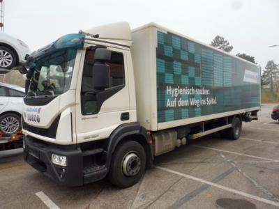 LKW "Iveco Eurocargo 160-320 Automatik (Euro 6)" mit Ladebordwand "Cargolift BC1500", - Fahrzeuge und Technik