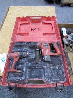 Kombihammer "Hilti" und Bohrhammer "Hilti", - Fahrzeuge und Technik