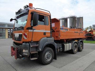 LKW "MAN TGS 28.400 6 x 4-4 BL Automatik" mit Aufsatzstreuer "Gmeiner STA7000 TRCLFSE", - Motorová vozidla a technika