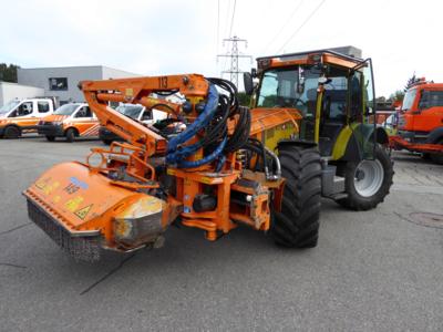 Zugmaschine "Rigitrac SKH090" mit Böschungsmähgerät "Mulag MFK500", - Fahrzeuge und Technik ASFINAG