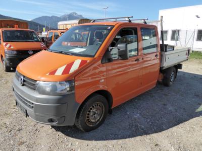 LKW "VW T5 Doka-Pritsche LR 2.0 TDI D-PF (Euro5)", - Fahrzeuge & Technik Land Tirol