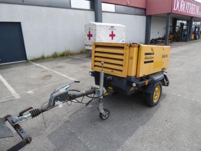 Einachsanhänger (Kompressor) "Atlas Copco XAS 56DD", - Fahrzeuge & Technik