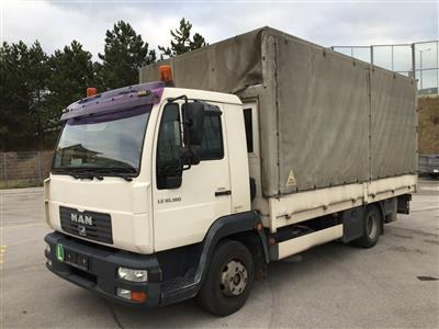 LKW "MAN LE 10.180" Pritsche mit Plane, - Fahrzeuge und Technik