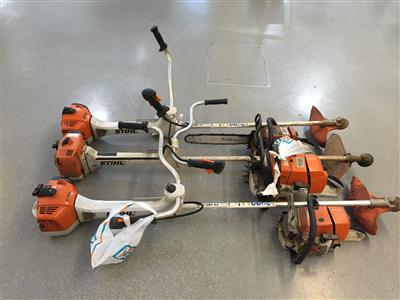 3 Motorsensen "Stihl", - Fahrzeuge und Technik