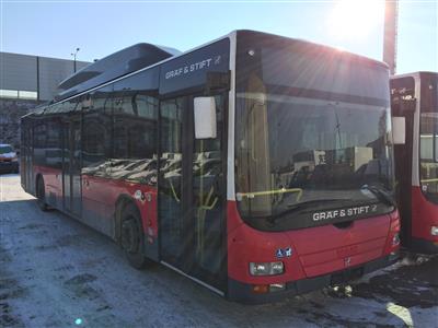 Linienautobus "MAN NL 273 LPG" mit Flüssiggasantrieb und Automatikgetriebe, - Fahrzeuge und Technik