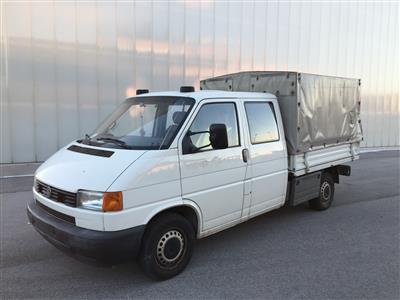 LKW "VW T4 Doka-Pritsche LR D" mit Plane, - Fahrzeuge und Technik