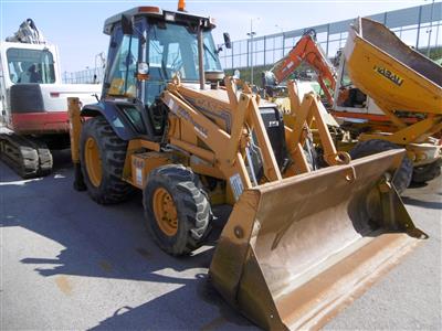 Front- und Tieflöffelbagger CASE 590SLE", - Fahrzeuge, Baumaschinen und Forsttechnik