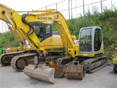 Kettenbagger "New Holland E80-1ES", - Cars, construction- and forestry machinery