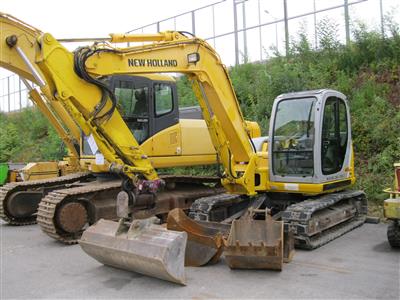 Kettenbagger "New Holland E80-1ES", - Fahrzeuge, Baumaschinen und Forsttechnik