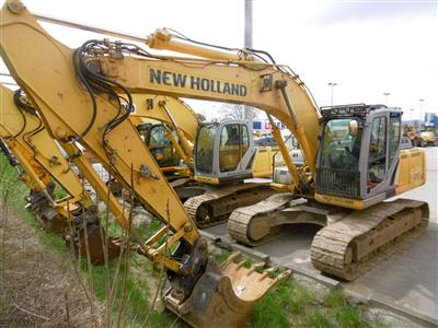 Kettenbagger "New Holland Kobelco E215B", - Fahrzeuge, Baumaschinen und Forsttechnik