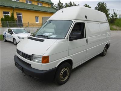 KKW "VW T4 Hochraumkastenwagen 2.5 TDI Syncro", - Fahrzeuge, Baumaschinen und Forsttechnik