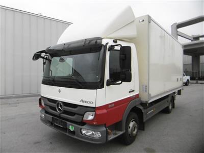 LKW "Mercedes Atego 918L/36 Bluetec EEV" mit klimatisiertem Kofferaufbau und Ladebordwand, - Motorová vozidla a technika