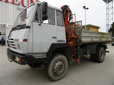 LKW "Steyr 19S24" mit Ladekran "Palfinger PK7000 A4", - Cars and vehicles