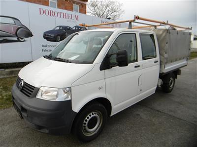 LKW "VW T5 Doka-Pritsche LR 2.5 TDI 4motion D-PF" mit Plane, - Macchine e apparecchi tecnici