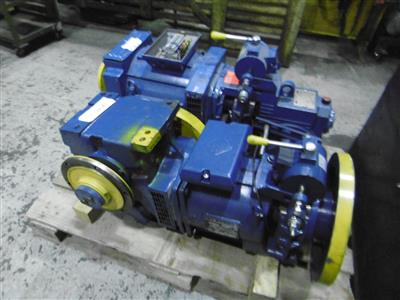 2 Aufzug-Elektrogetriebemotoren "Elemol HP160S.20R", - Technika