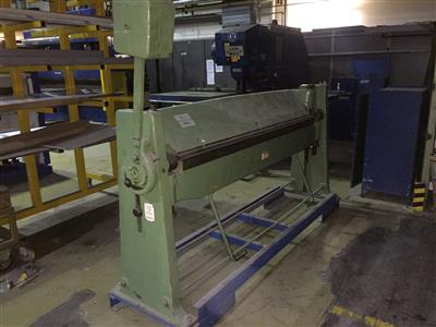 Blechbiegegerät "VEB UBAGBH", - Metalworking and polymer processing machines, workshop equipment