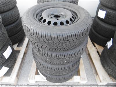 3 Winterreifen "Semperit Speed-Grip 2" und 1 Winterreifen "Semperit Master-Grip 2", 195/65 R15T, - Fahrzeuge und Technik