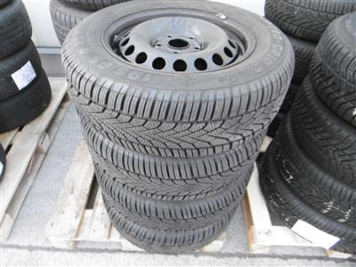 4 Winterreifen "Semperit Speed-Grip 2", 195/65 R15T, - Macchine e apparecchi tecnici