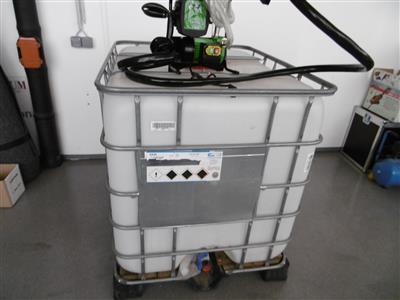 IBC-Container mit Dieselpumpe Zipper "ZI-Dop600", - Fahrzeuge und Technik