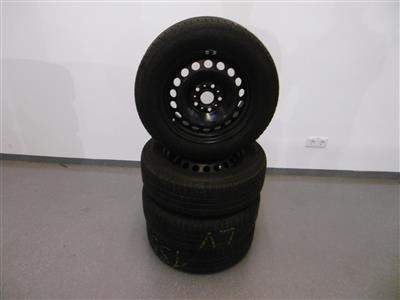 4 Stück Sommerreifen 195/65R15 91H "Continental Eco Contact 3", - Fahrzeuge und Technik