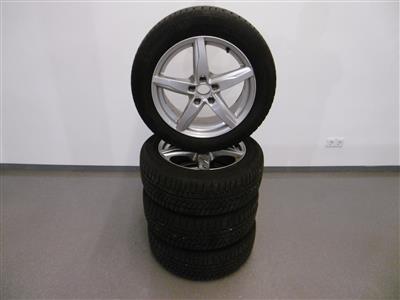 4 Stück Winterreifen 225/55R17 97H, "Continental "Winter Contact TS850P", - Motorová vozidla a technika