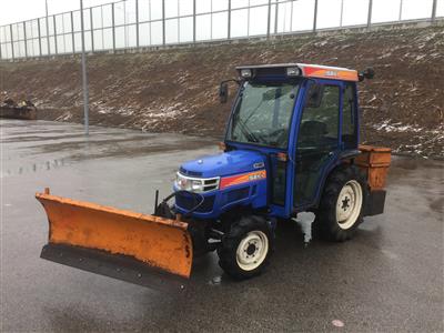 Traktor "Iseki TH 4260 FH Allrad" mit Schneeschild und Heckwalzenstreuer, - Motorová vozidla a technika