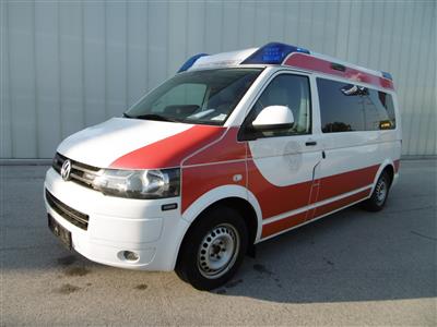 KKW "VW T5 Kombi Rettungsdienstfahrzeug 2.0 TDI D-PF DSG", - Motorová vozidla a technika