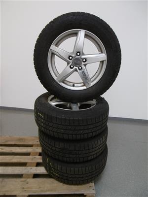 4 Stk. Winterreifen 215/65R1698H auf Alufelgen, - Motorová vozidla a technika