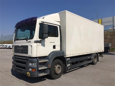 LKW "MAN TGA 18.430 4 x 2 BL" mit Kofferaufbau", - Macchine e apparecchi tecnici