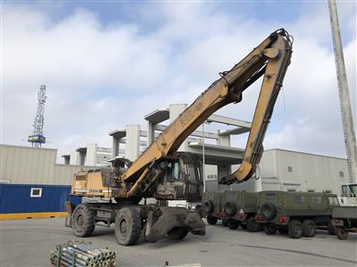 Umsetzbagger "Liebherr A932 Litetronic" mit ausfahrbarer Kabine, - Fahrzeuge und Technik