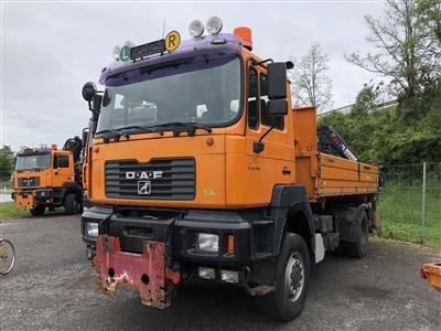 LKW "ÖAF FE 19.310" mit Heckkran "Hiab 085", Anbauplatte und HD-Anlage, - Cars and vehicles