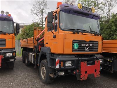 LKW "ÖAF FE 28.360" mit Frontkran "Palfinger PK16502", Anbauplatte und HD-Anlage, - Fahrzeuge und Technik Land NÖ