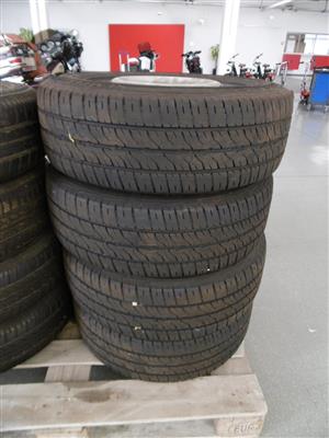 4 Stück Sommer-Kompletträder "Semperit Van-Life 2 205/65R16C 107/105T" - Macchine e apparecchi tecnici