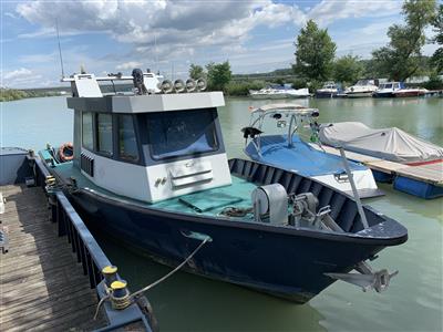 Kajüten-Stahlboot "Wallsee Werft Linz", - Macchine e apparecchi tecnici