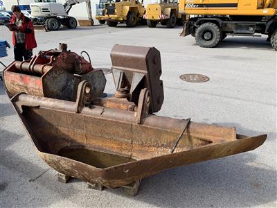 Grabenlöffel für Bagger "CAT 320" hydraulisch verstellbar mit Schnellwechselplatte "Winkelbauer", - Cars and vehicles