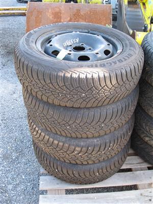 4 Stück Winterkompletträder "Goodyear UG 9 175/70R14", - Motorová vozidla a technika