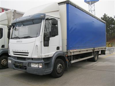 LKW "IVECO Eurocargo 120 E22"mit Ladebordwand und Planenaufbau, - Macchine e apparecchi tecnici