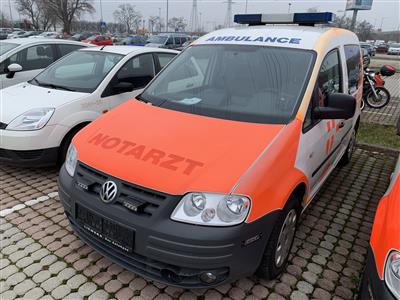 Notarztwagen "VW Caddy Life 1.9 TDI DPF DSG", - Cars and vehicles