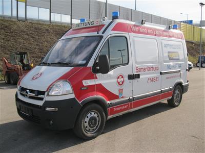 Krankenwagen "Opel Movano 2.5CDTI DPF 3.5t", - Fahrzeuge und Technik