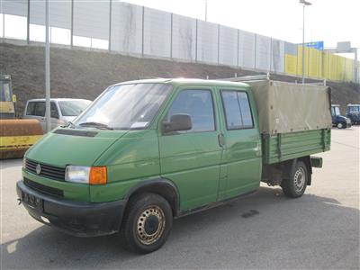 LKW "VW T4 DK-Pritsche LR 2.5TDI Syncro" mit Plane und Spriegel, - Fahrzeuge und Technik