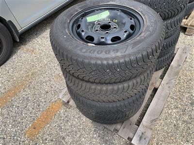 4 Winterreifen 175/70 R14 auf Stahlfelgen, - Fahrzeuge und Technik Land NÖ