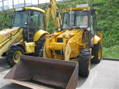 Baggerlader "JCB 2CK" mit Seitenkippschaufel, - Cars and Vehicles