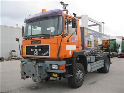 LKW "ÖAF 19.272 FA Allrad" mit Hakenlifter und Anbauplatte, - Auto e veicoli