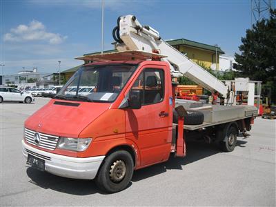 Teleskophub-Arbeitsbühne auf "Mercedes Benz Sprinter 308D", - Fahrzeuge und Technik