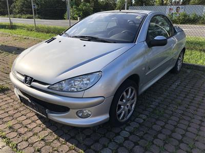 PKW "Peugeot 206 CC 1.6 16V black silver edition", - Fahrzeuge und Technik